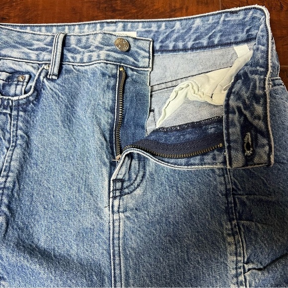 GRLFRND Revolve Denim Mini Skirt Blue Jean Size 26 Boho Western - Picture 4 of 8